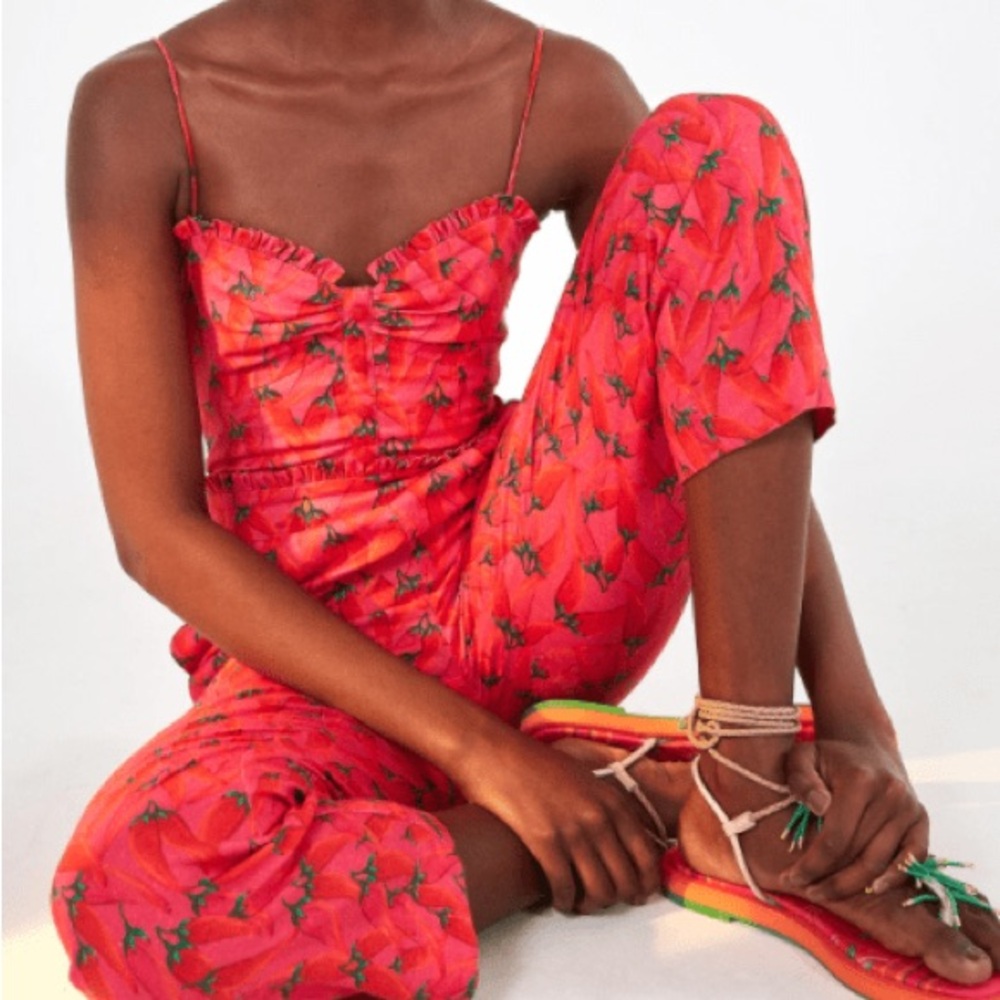 FARM Rio Chile Pepper Jumpsuit - Picture 2 of 5